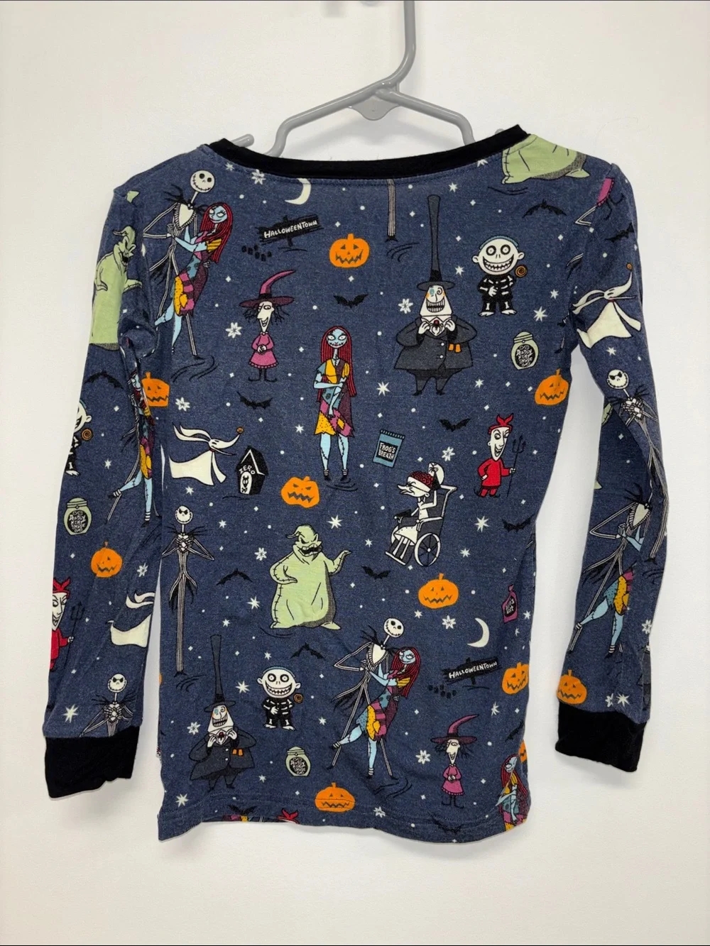 Little Sleepies Jack Skellington bamboo pajamas set 4T nightmare Christmas